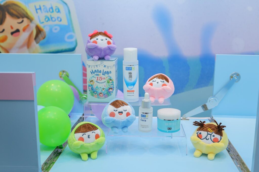 Each baby hero represents a unique type of Hyaluronic Acid to showcase Hada Labo’s iconic legacy of hydration