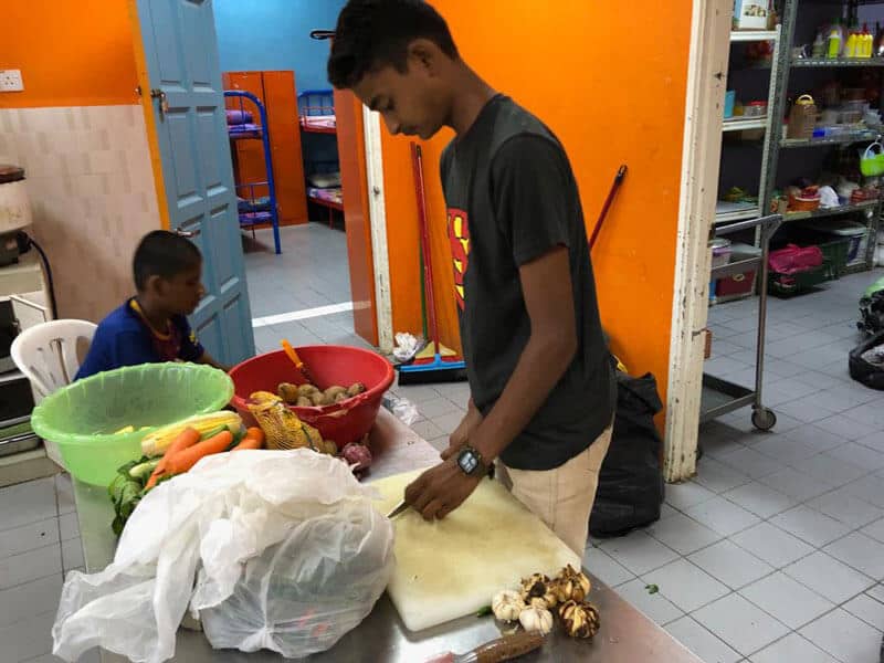Youths at Myskills are also taught how to cook