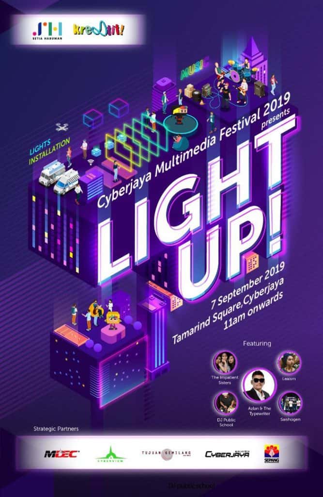 Cyberjaya Multimedia Festival 2019 presents LIGHT UP!