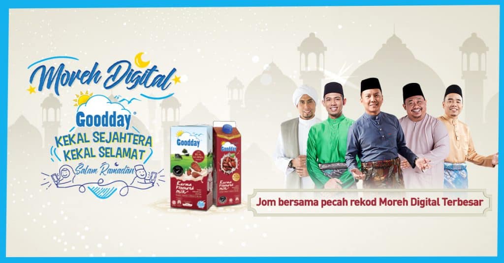 Goodday Milk is calling Malaysians to join in for Malaysia’s biggest virtual moreh session