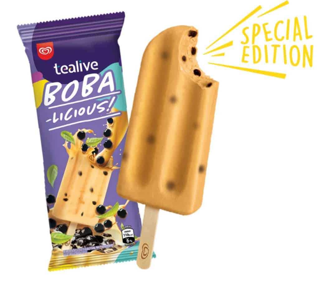 Wall’s Berganding Tenaga Dengan Tealive Untuk Kolaborasi Pertamanya Memperkenalkan Wall’s Special Edition Tealive Boba Ice Cream