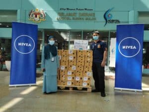 NIVEA Liquid Hand Sanitizer and NIVEA Creme Donation 01