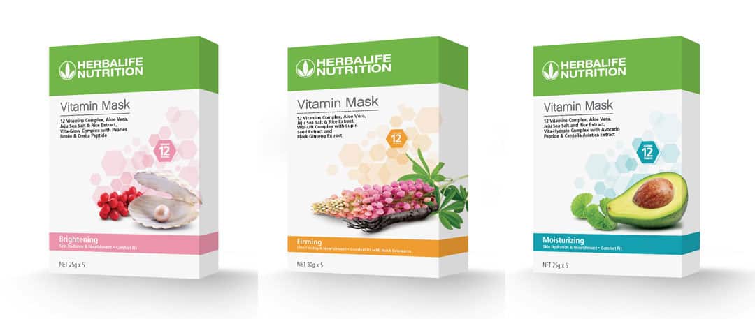 Herbalife Nutrition Malaysia Melancarkan Masker Muka Vitamin untuk Kulit yang Cantik lagi Sihat