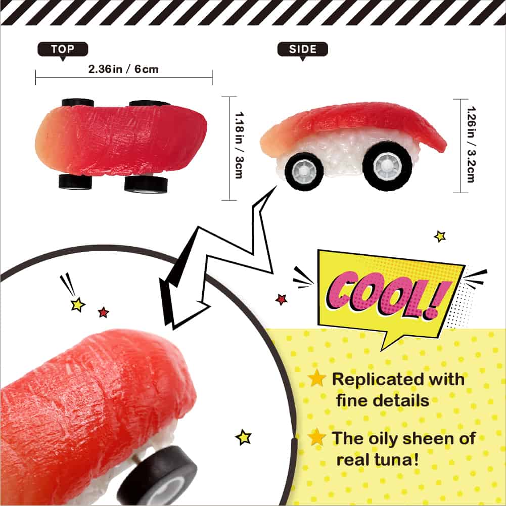 Kitamura Sample Realistic Sushi Toys