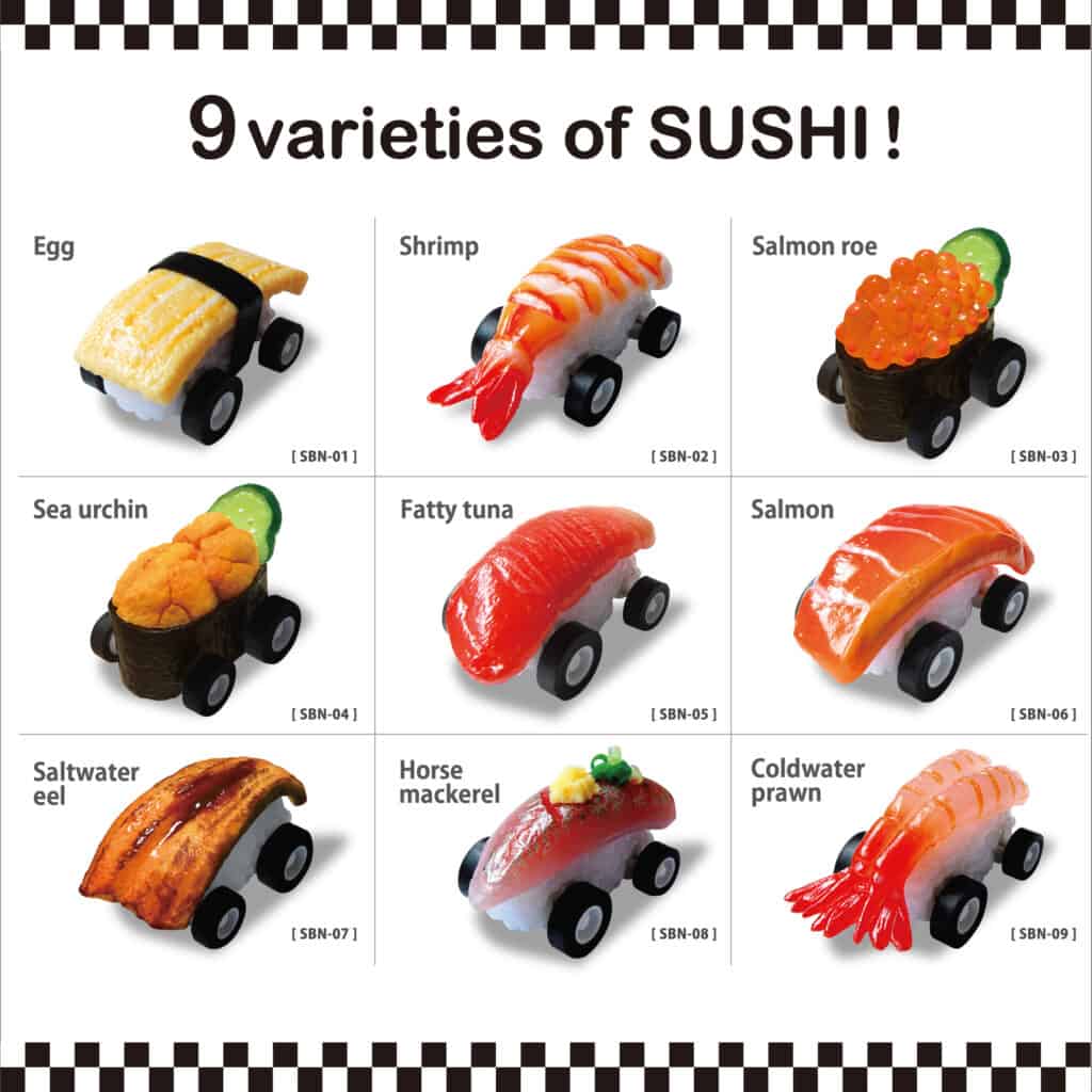 Kitamura Sample Realistic Sushi Toys