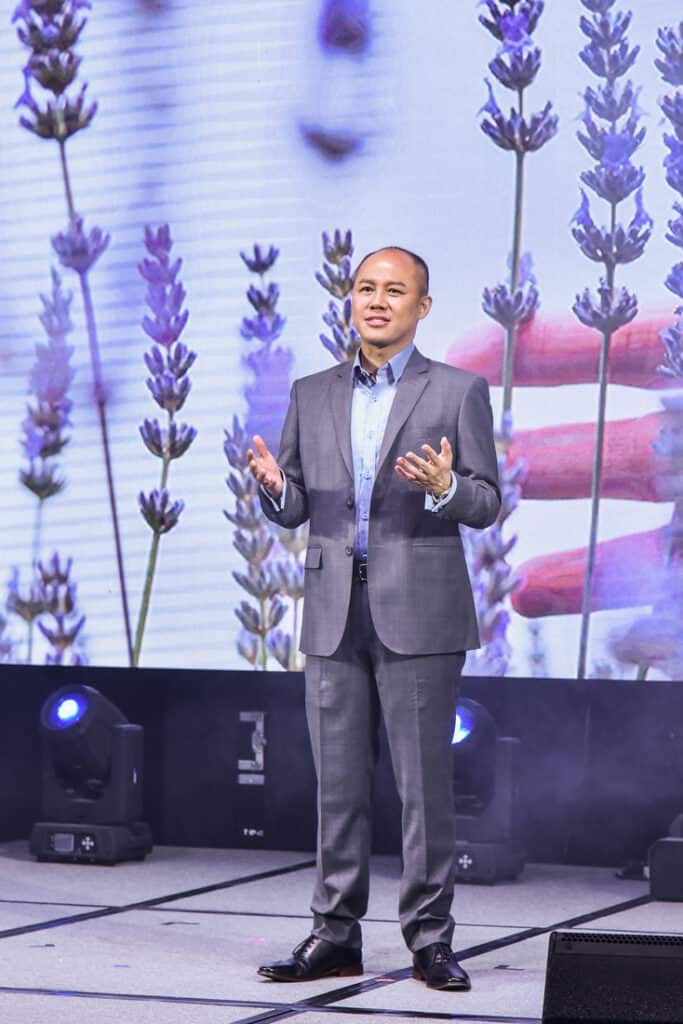 Ethan Wang General Manager of dōTERRA Malaysia, during the companys virtual anniversary event