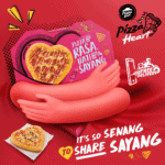 Ungkapkan Kasih Sayang Dari Maya Ke Realiti Dengan Kiriman Piza ‘Hati’ Buat Mereka Yang Jauh Dimata
