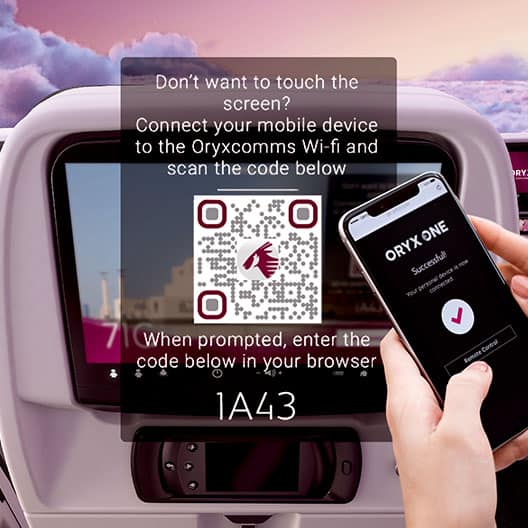 Qatar Airways to Become the First Global Airline to Offer Passengers 100% Touch-Free ‘Zero-Touch’ In-flight Entertainment Technology