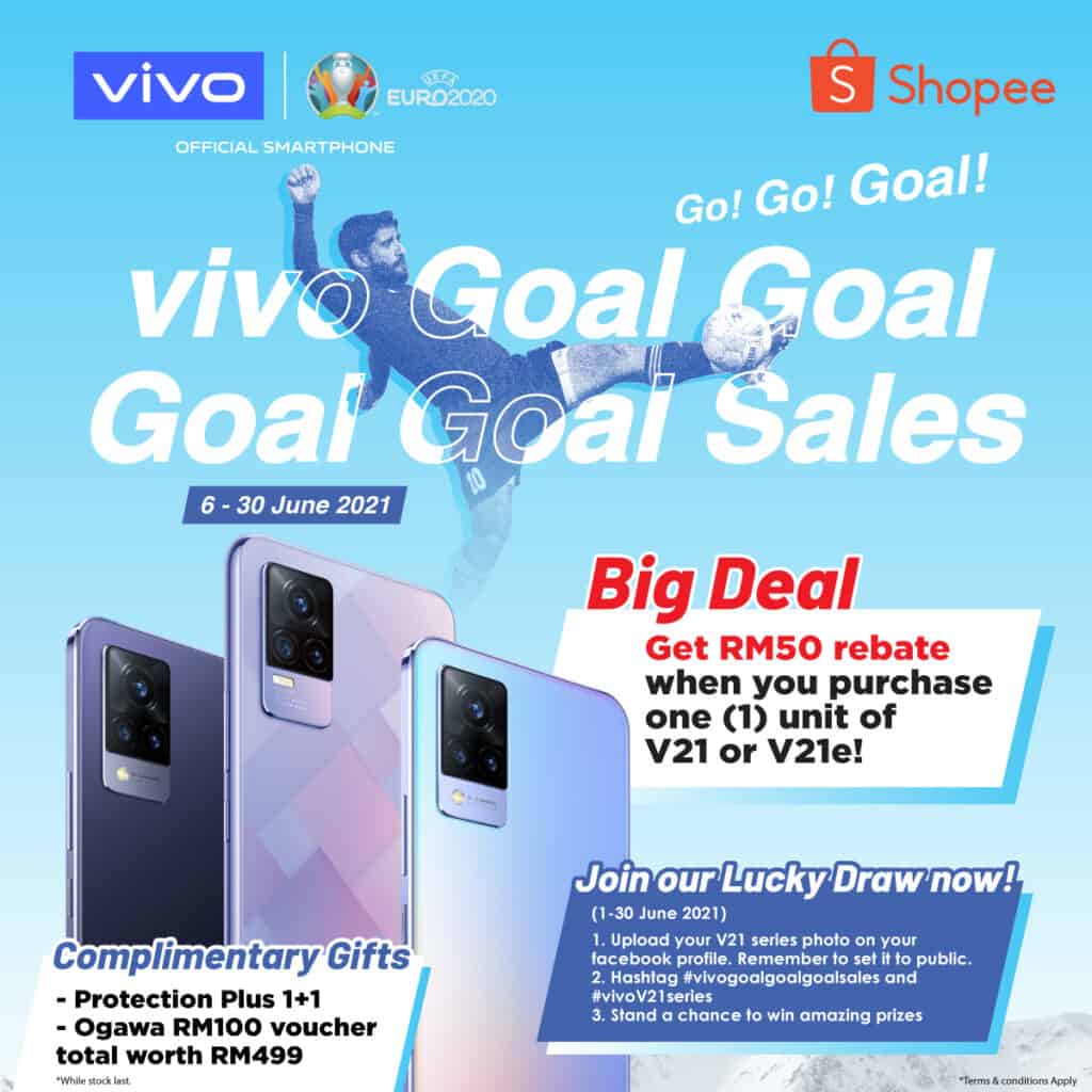 vivo x Shopee 6.6 Awesome Sale offers limited time great deals on 6 June