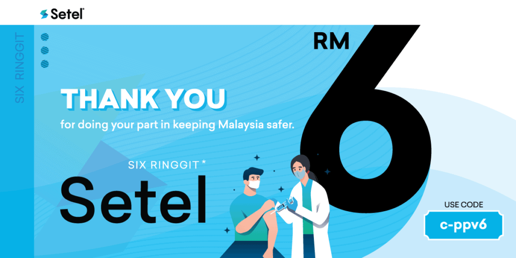 Get rewarded with Setel when you #DahSetelVaksin!