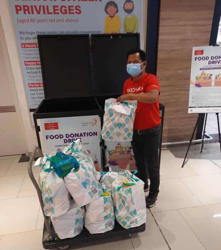 Paradigm Mall Petaling Jaya And Kechara Soup Kitchen Embark On A Food Donation Drive