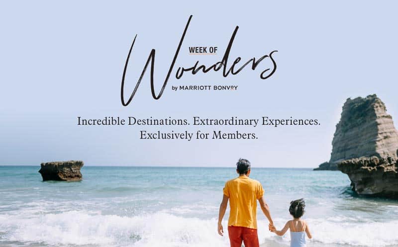 Marriott Bonvoy Unveils Second Annual “Week of Wonders” Featuring Awe-Inspiring Travel Offers Exclusively for Members, Oct. 7-14