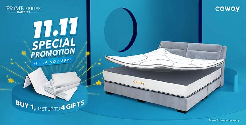 Sleep Just Got a Whole Lot Better with Coway Malaysia’s Exclusive 11.11 PRIME Series Mattress Promo!