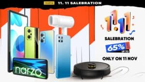 Read more about the article Get Ready For realme GT Neo2, realme Pad and More Amazing Deals During The 11.11 Salebration on Lazada And Shopee!