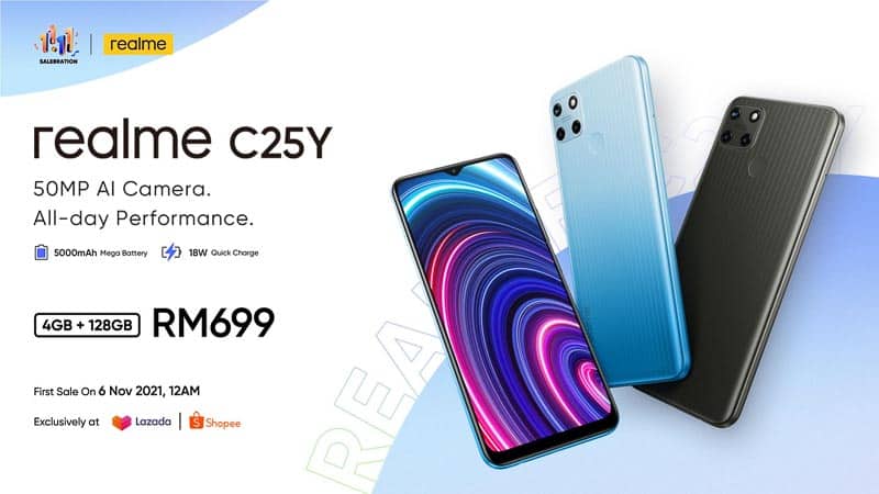 Be The First To Get Your Hands On The Entry-Level King, realme C25Y On The 6th Of November 2021