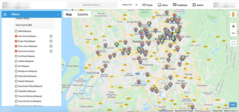 Retail and Fast-Food sectors driving growth for GapMaps in Malaysia
