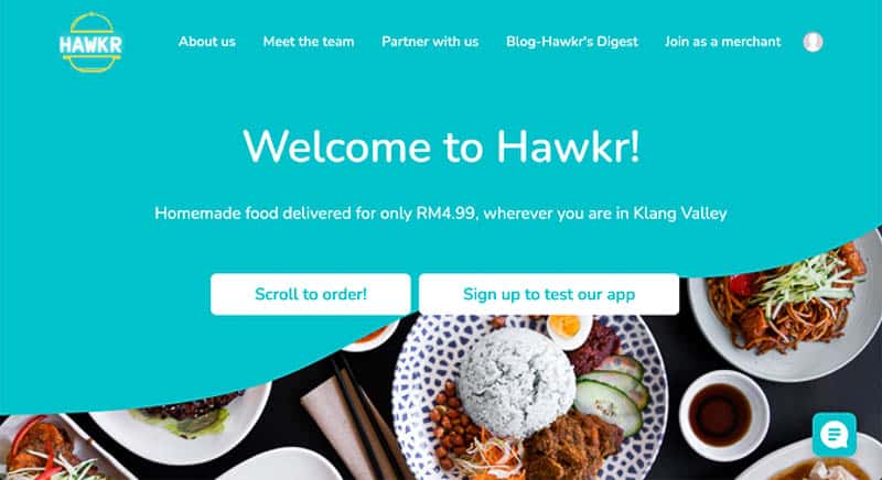 Hawkr, An Online Food Delivery Platform That Connects You With Home-Cooked Meals!