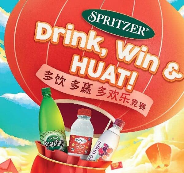 Spritzer Terapkan Tabiat Minum Minuman Sihat Dengan Peraduan Minum, Menang & Huat
