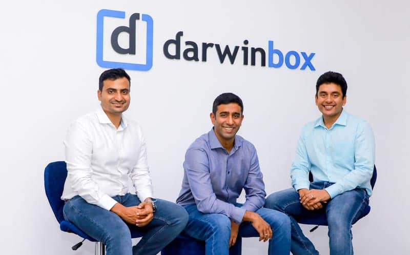 Cofounders Darwinbox - L to R - Chaitanya, Jayant, Rohit