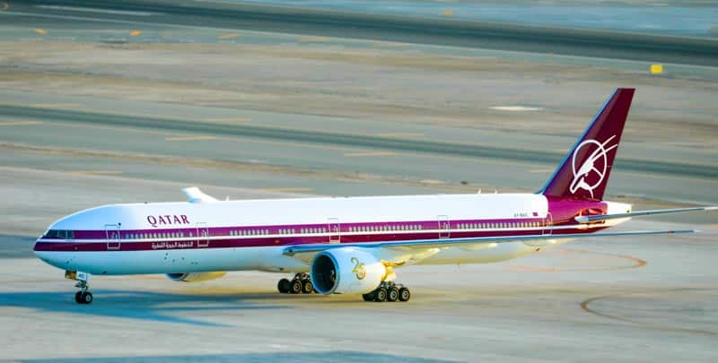 Qatar Airways Unveils a Unique Retro Livery Aircraft to Celebrate 25 Years of Operation