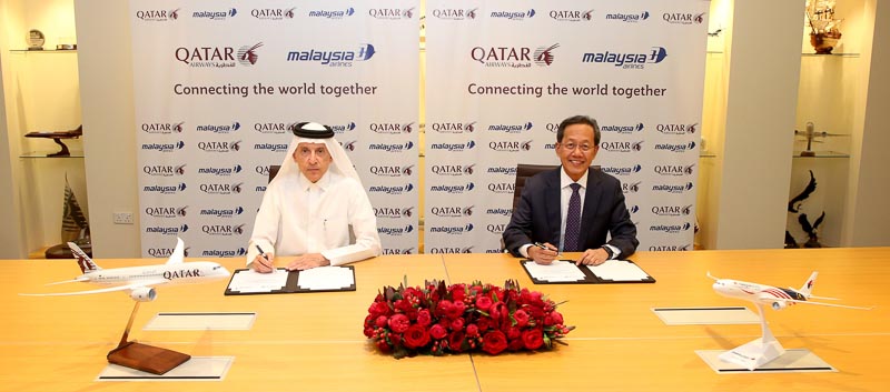 You are currently viewing Qatar Airways and Malaysia Airlines Unveil Enhanced Strategic Partnership