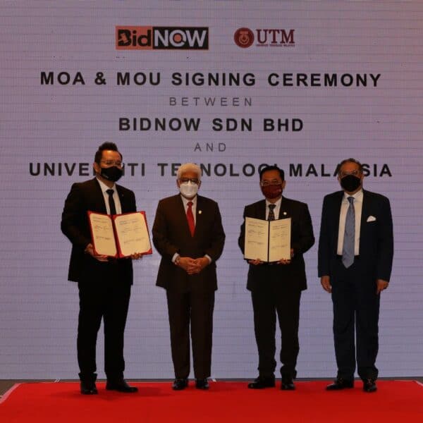 BidNow Dan UTM Berganding Bahu Untuk Cetus Pembaharuan Dalam Bidang Sains Dan Teknologi Digital