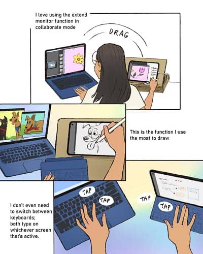 Erica Eng’s latest comic curated specially for HUAWEI drawn on HUAWEI MatePad Pro 11 