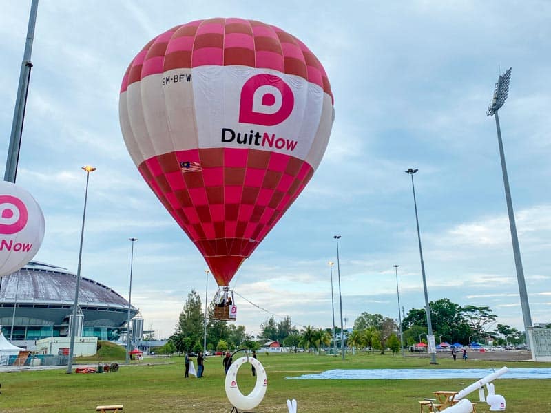 DuitNow Hot Air Balloon Rides Comes To Kuala Nerus, Terengganu