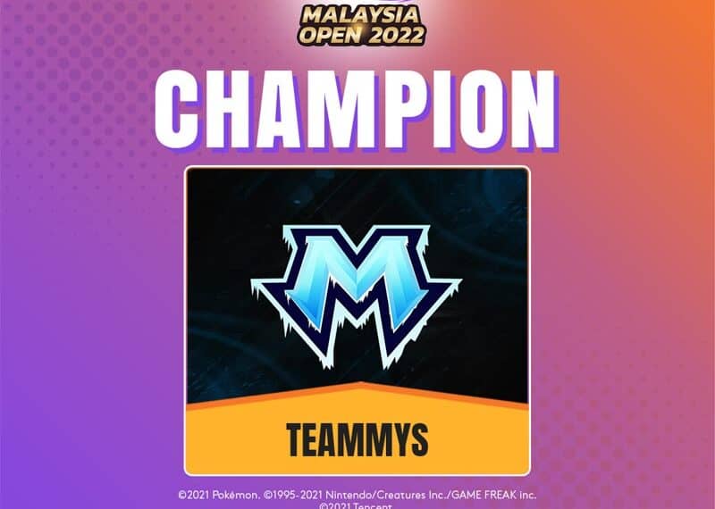 Teammys Catat Kemenangan Bergaya! Dinobatkan Sebagai Juara Sulung Kejohanan Pokémon Unite Malaysia Open