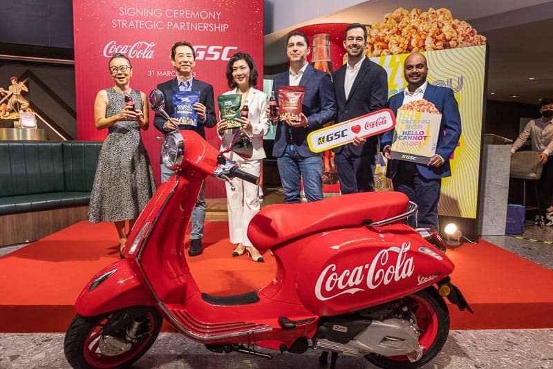 Coca-Cola Meneruskan Kontrak Penjualan di Pawagam Golden Screen Cinemas