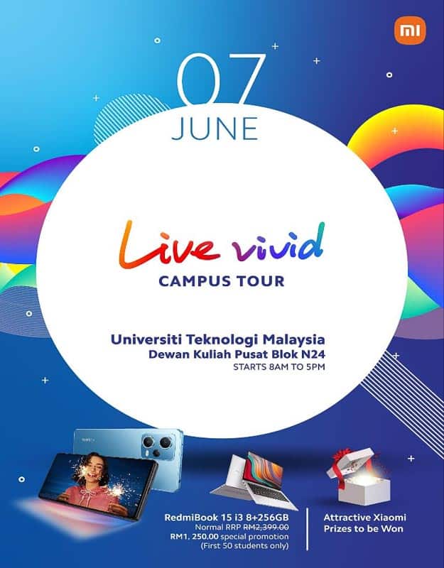 ​​‘Live Vivid’ Redmi Note 12 Series Campus Tour kick-starts in UTM Johor Bahru