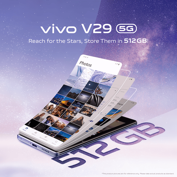 DISCOVER THE VIVO V29 5G: POCKET STUDIO WITH 12+512GB STORAGE