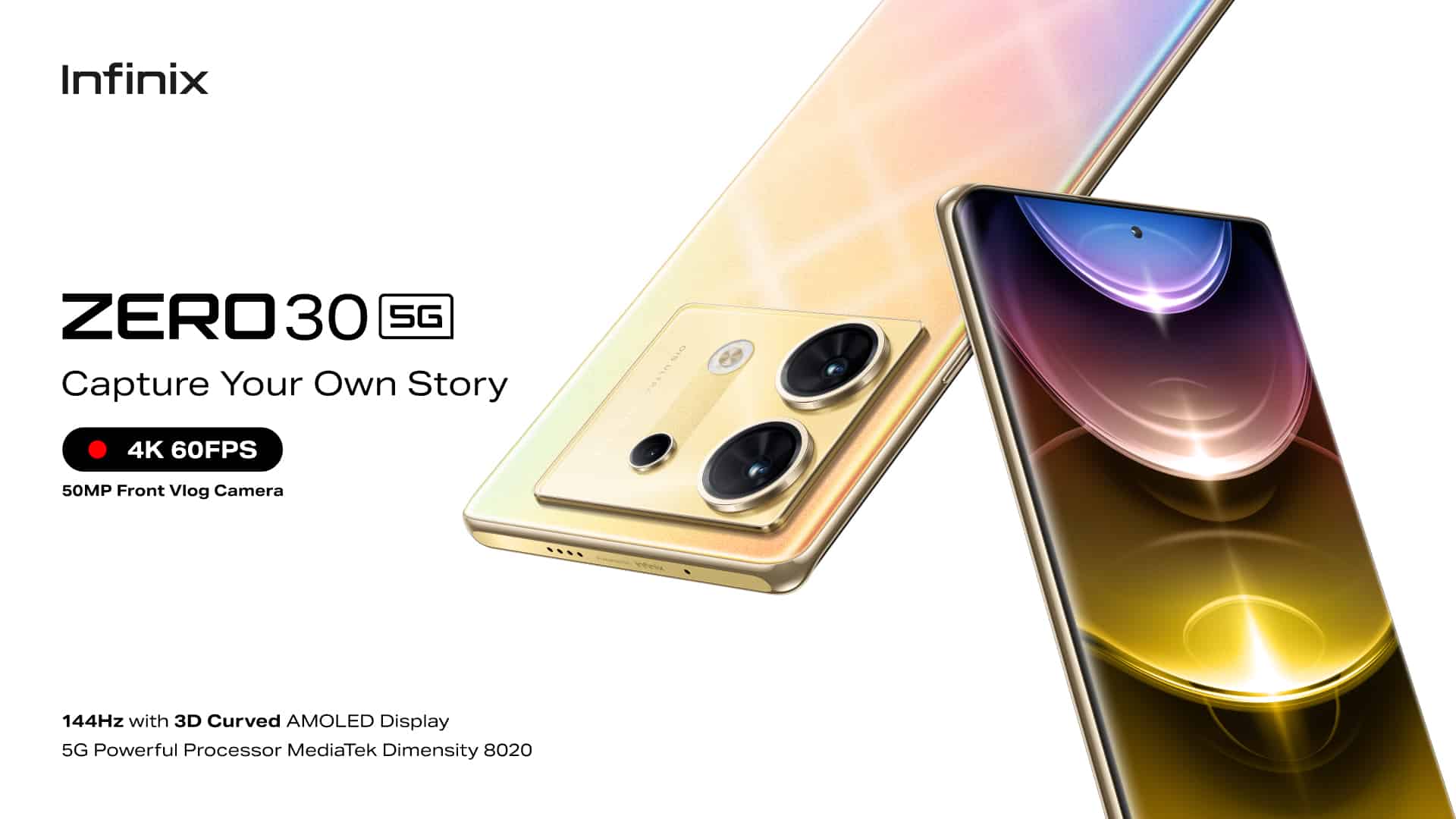 LIGHTS, CAMERA, VLOG! GET READY TO CAPTURE YOUR OWN STORY WITH INFINIX ZERO 30 5G ON 2ND NOVEMBER 2023