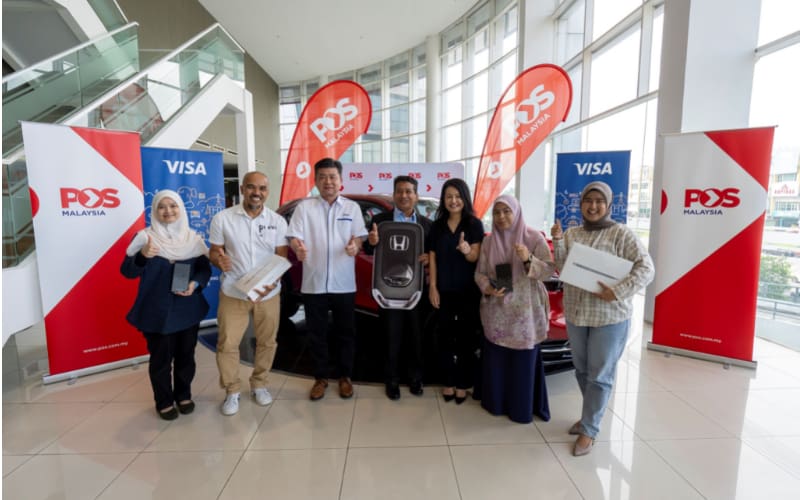 Pos Malaysia dan Visa Umumkan Pemenang Kempen Bayar & Menang