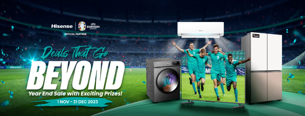 BRING JOY TO YOUR HOLIDAY SEASON WITH HISENSE RANGE OF PRODUCTS