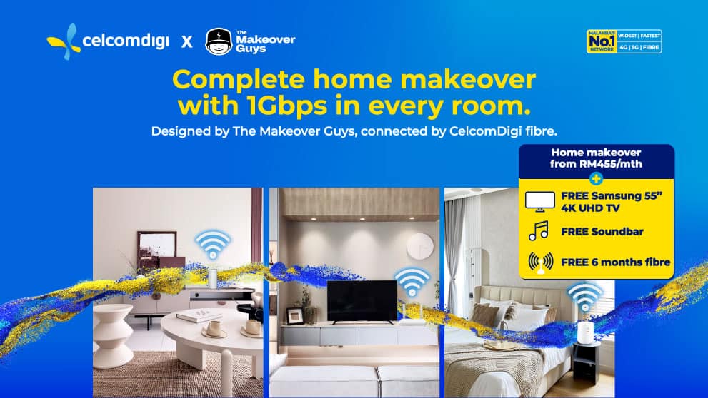 Two Businesses, One Goal: The Makeover Guys Connects with CelcomDigi To Redefine the Home Renovation Process