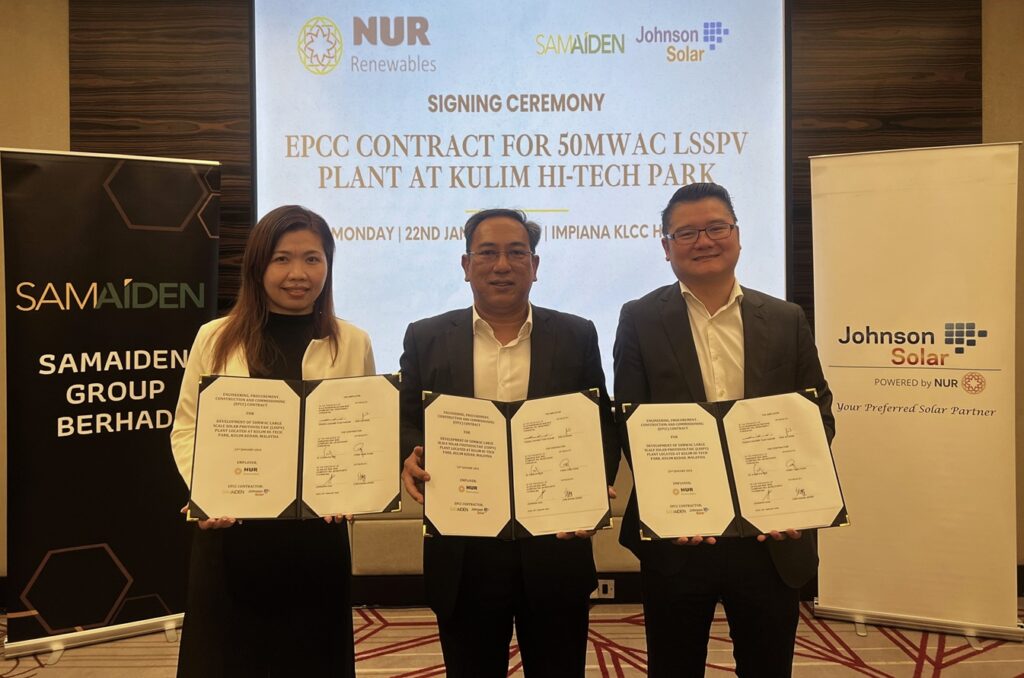 Samaiden dan JS Solar Consortium Peroleh Kontrak RM100j  untuk Loji Tenaga Suria 50MWac di Kulim Hi-Tech Park