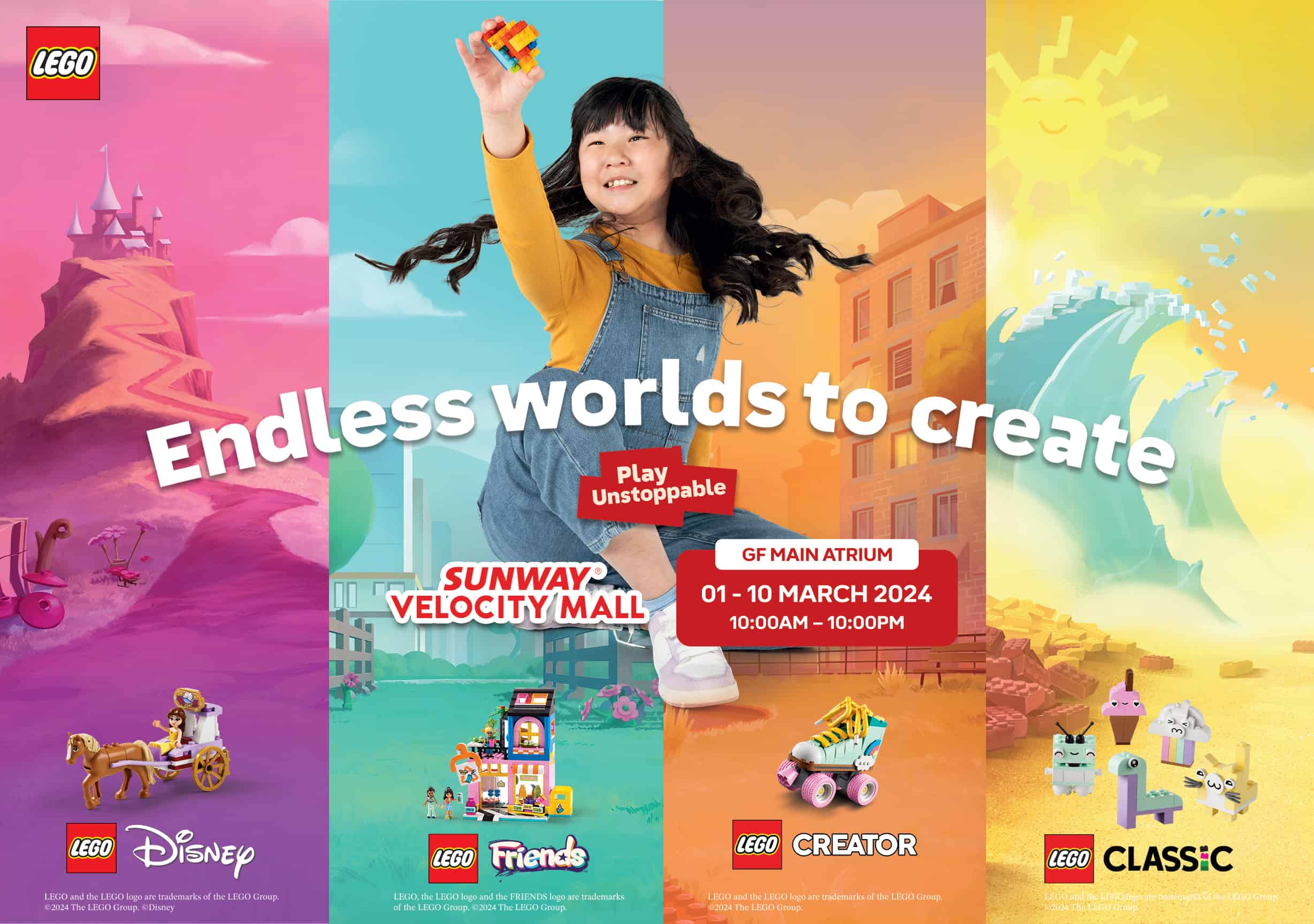 Empowering girls brick by brick with The LEGO® Group’s new Play Unstoppable campaign!