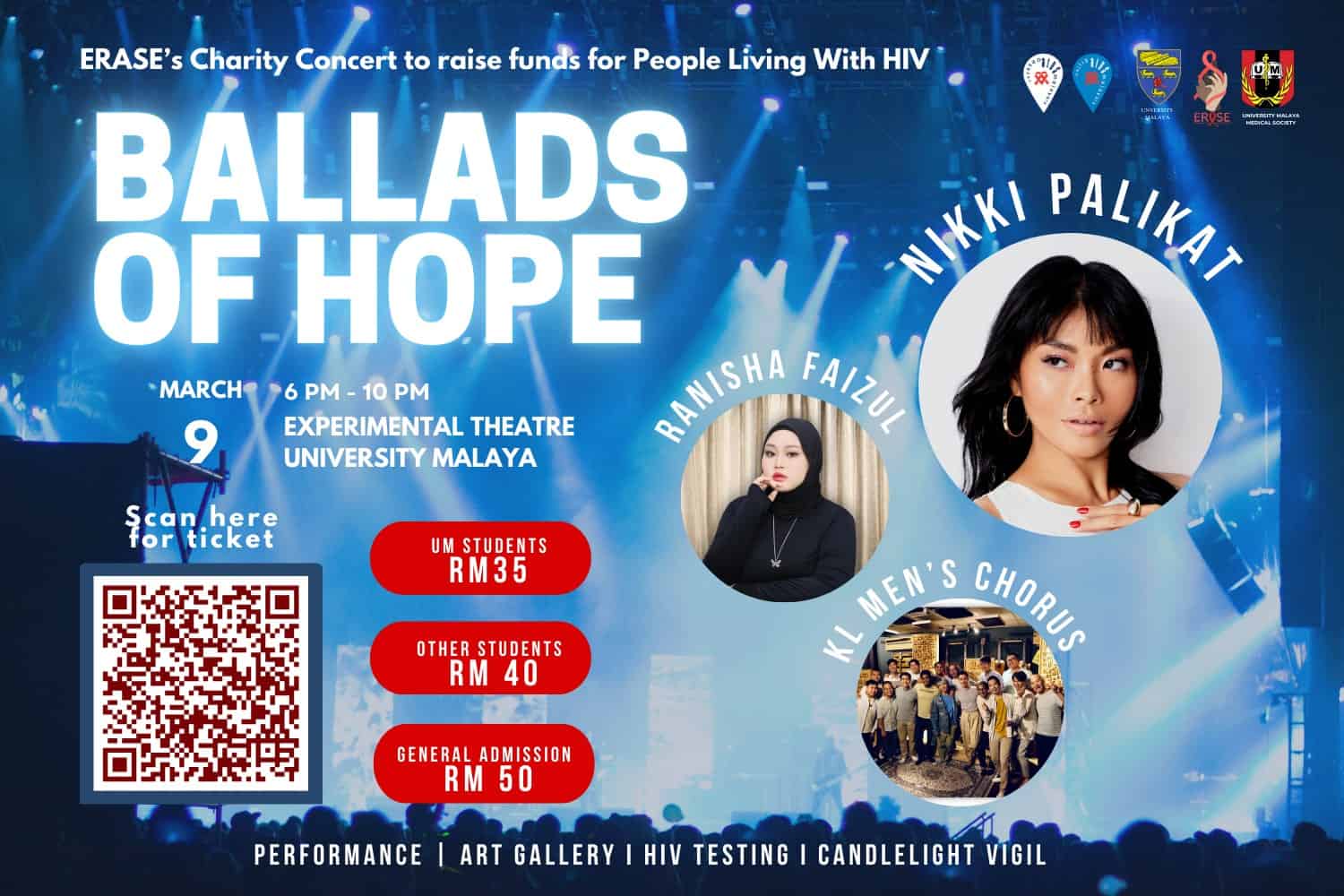BALLADS OF HOPEKonsert Amal untuk manfaat Orang Yang Hidup dengan HIV