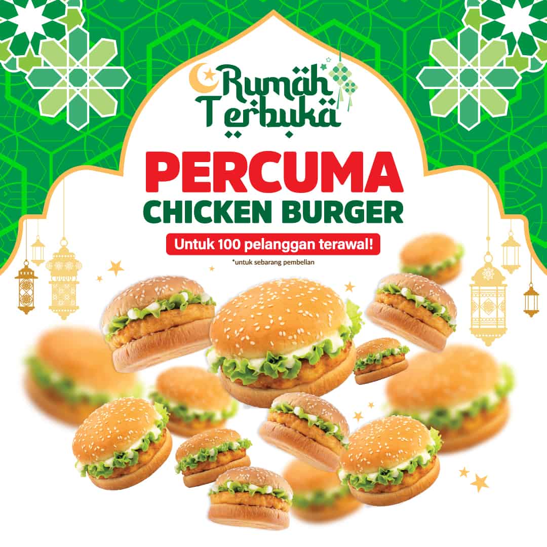 MARRYBROWN TO DISTRIBUTE FREE CHICKEN BURGERS AT MB RAYA OPEN HOUSE!