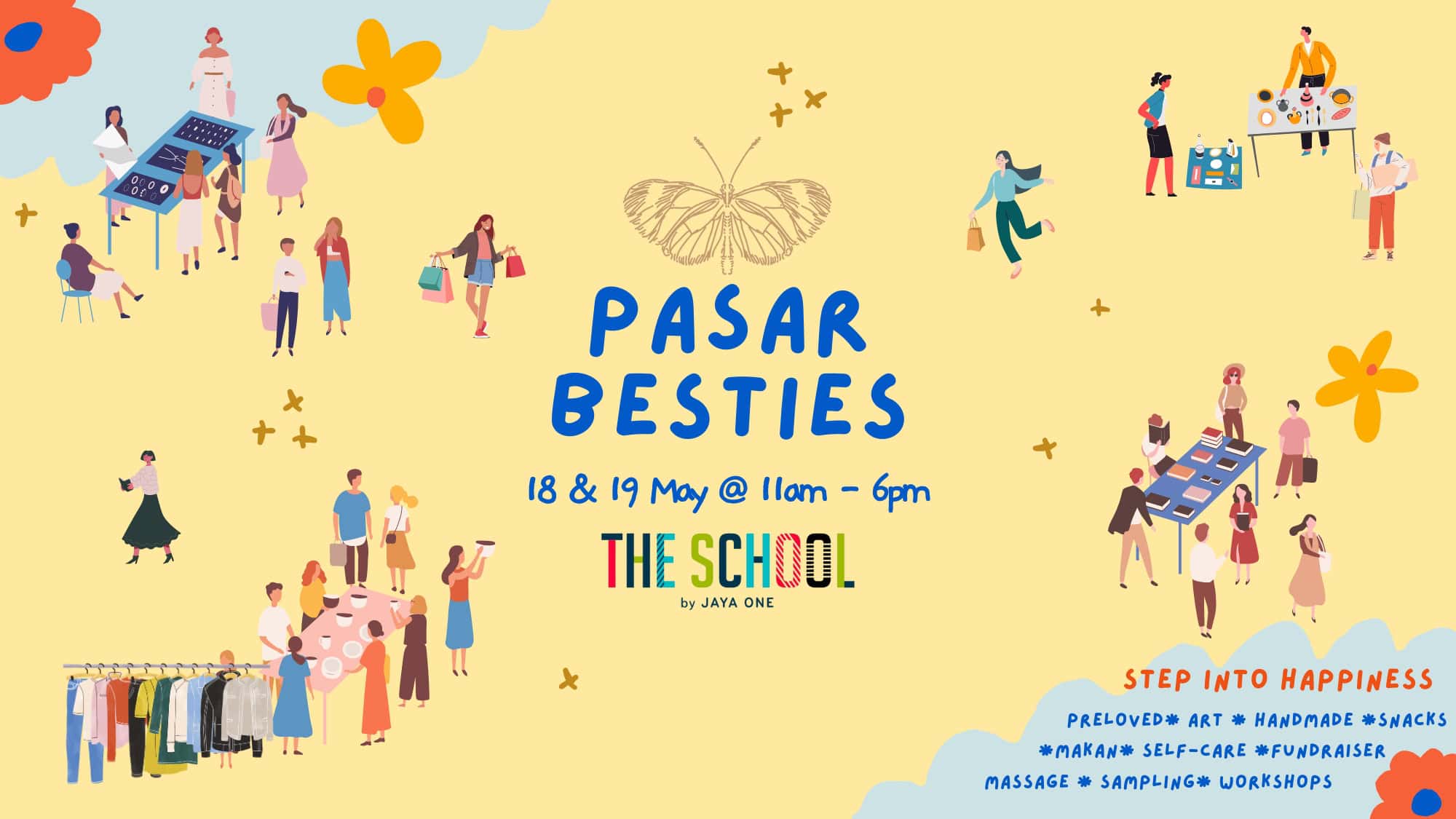 PASAR BESTIES Bazaar: The Butterfly Project’s Initiative Promoting the First Step to Happiness