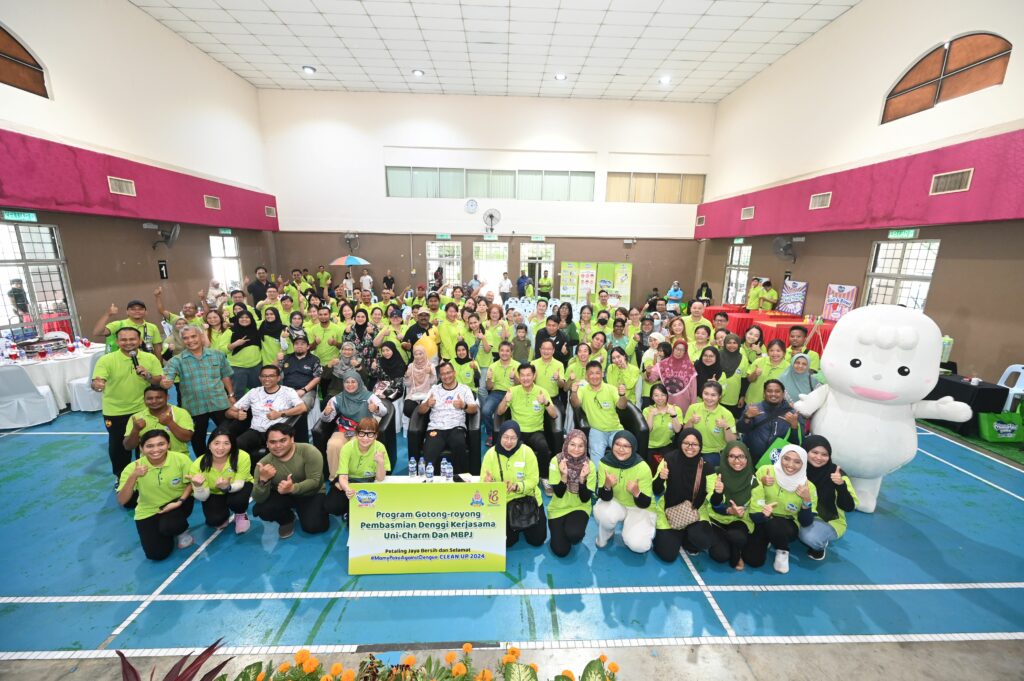 Kolaborasi Uni-Charm MamyPoko Bersama MBPJ Dalam Usaha Pencegahan Demam Denggi Dan Ke Arah Petaling Jaya Yang Lebih Bersih Dan Selamat
