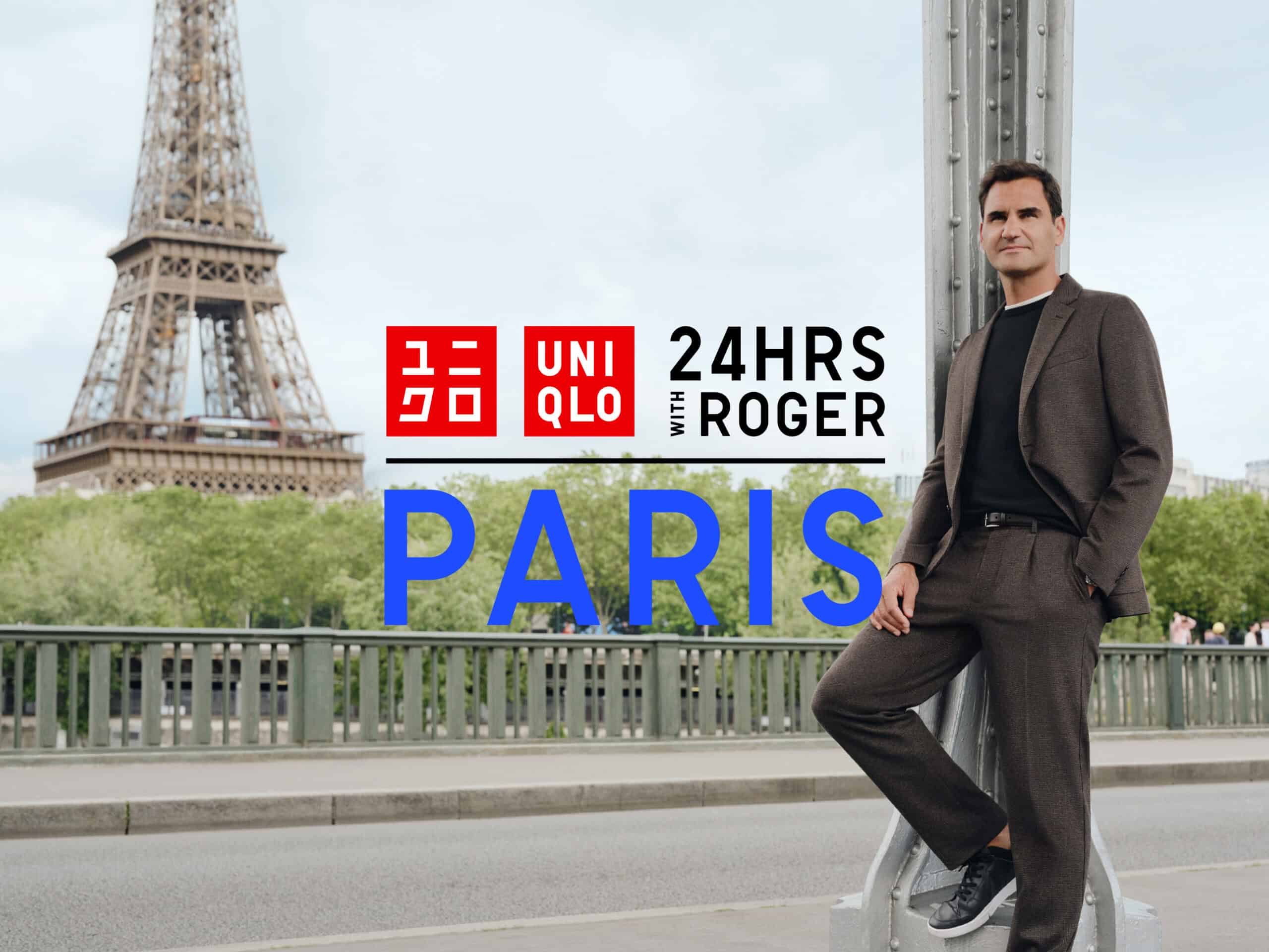 UNIQLO Releases 24 Hours with Roger - Paris Edition