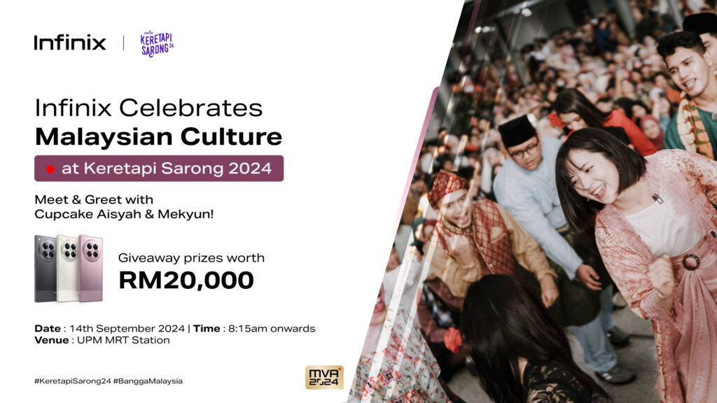 Infinix Joins Keretapi Sarong 2024 to Celebrate Malaysia Day