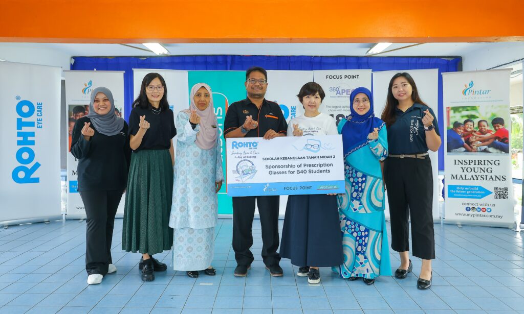 Kempen CSR Tahunan Rohto Eye Care “Sending Love & Care: The Joy of Seeing” Membawakan Visi Penglihatan Kepada Lebih Daripada 7,000 Pelajar