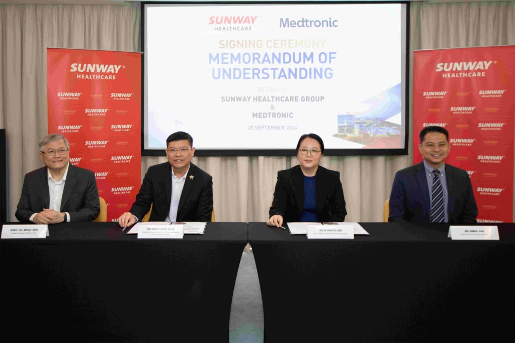 Sunway Healthcare and Medtronic Forge Strategic Partnership to Enchance Centres of Excellence 