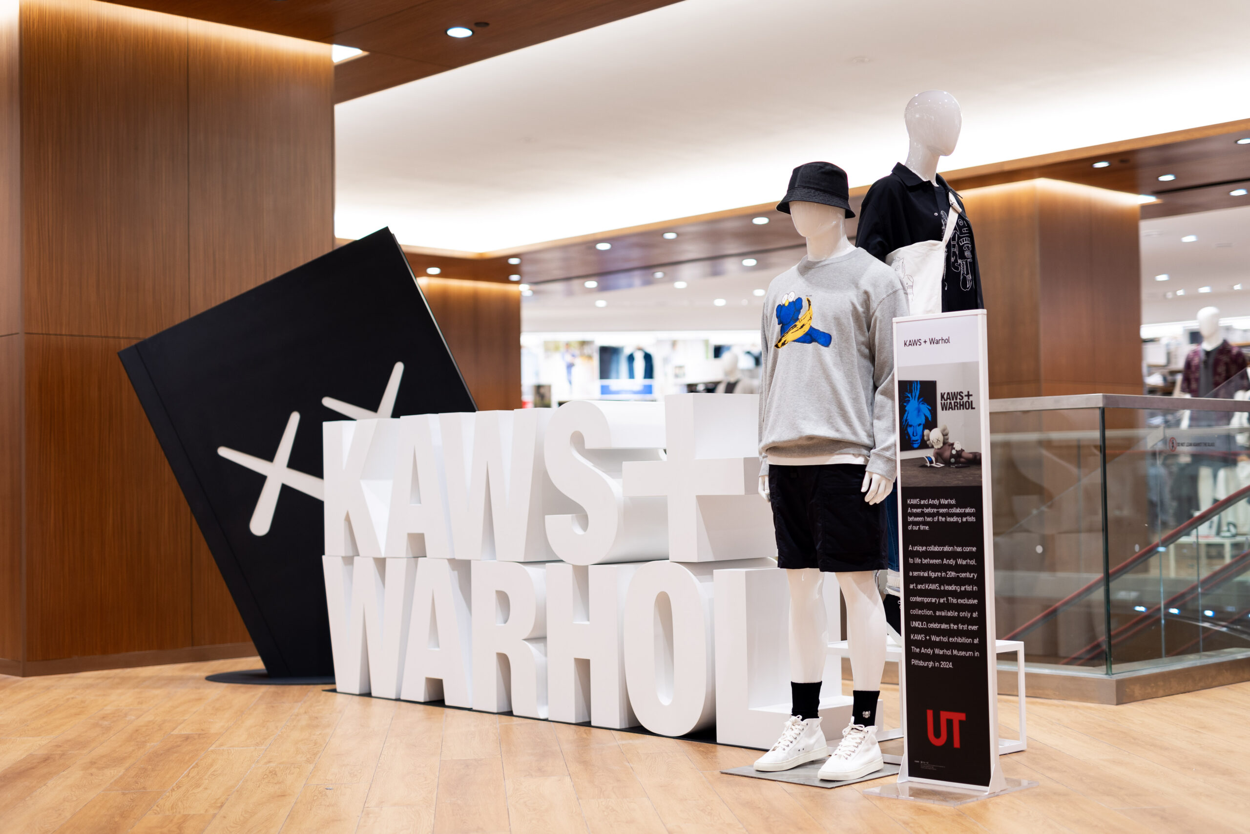 UNIQLO Turns Kuala Lumpur Storefronts into Artistic Showpieces for KAWS + Warhol UT Launch