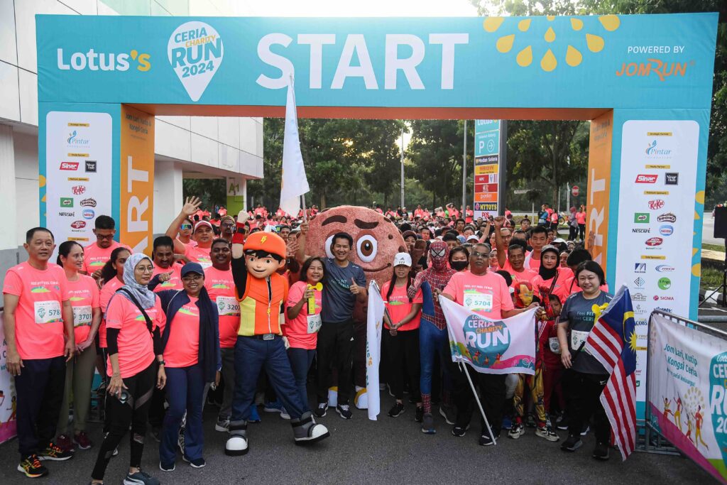 Lotus’s Ceria Charity Run Menghimpunkan Ribuan Rakyat Malaysia dan Mengumpul RM400K untuk Sekolah yang Serba Kekurangan