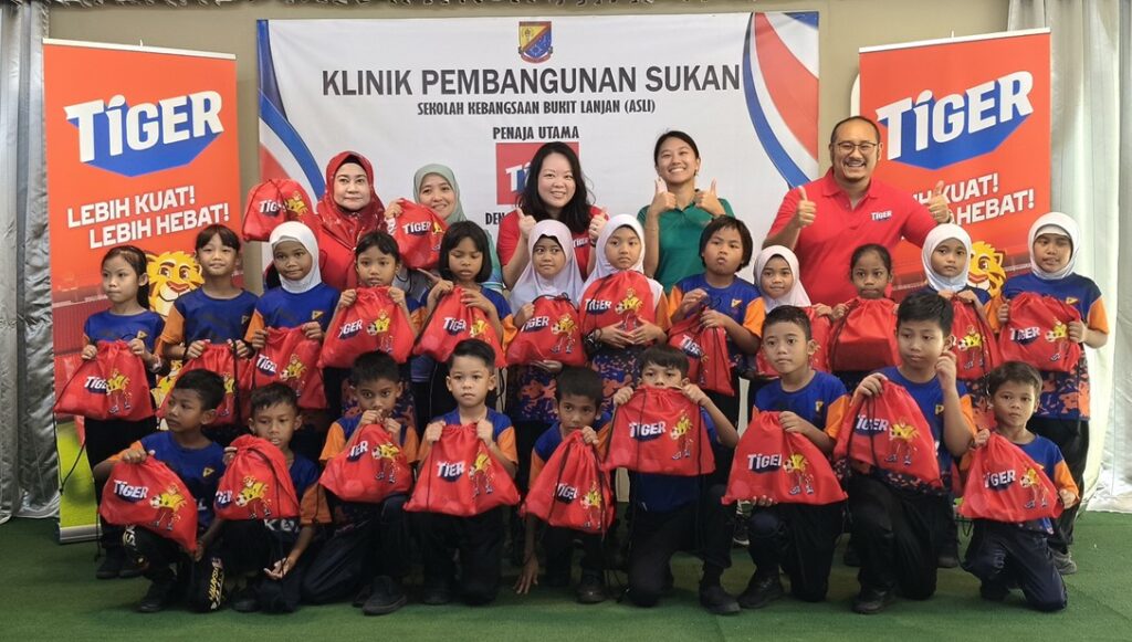 Klinik Sukan Anjuran Jenama Biskut Tiger Menginspirasikan Atlet Muda di SK Bukit Lanjan (Asli)