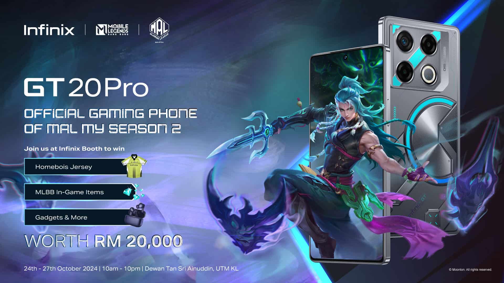 Witness The Infinix GT 20 Pro in Action As The Official Gaming Phone For MAL MY Season 2